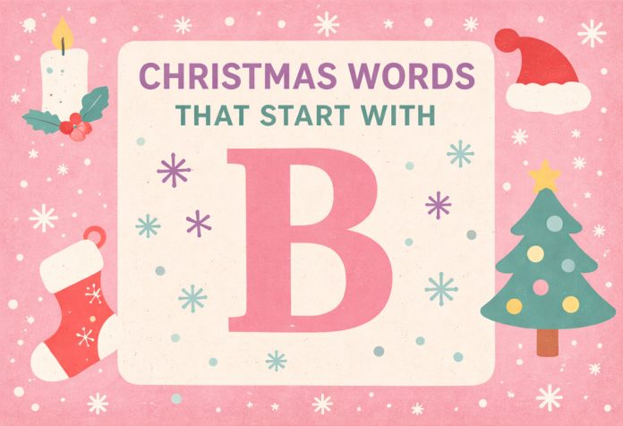 Christmas Words That Start With B