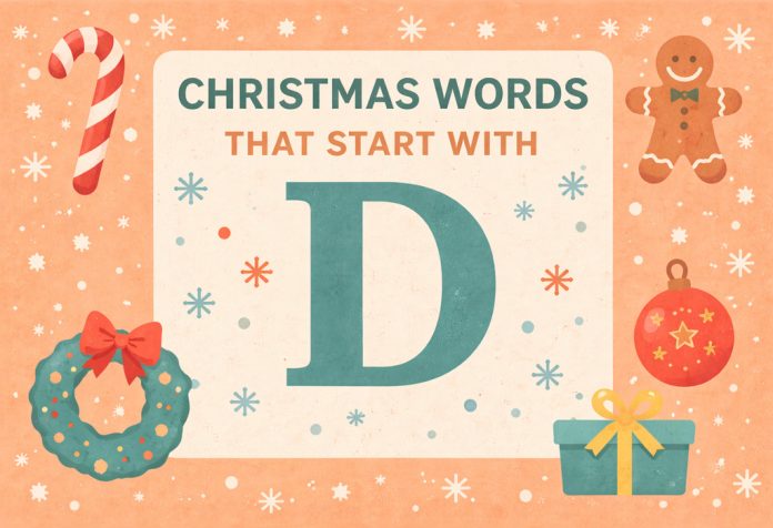 Christmas Words That Start With D