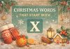 Christmas Words That Start With X Christmas Words That Start With X