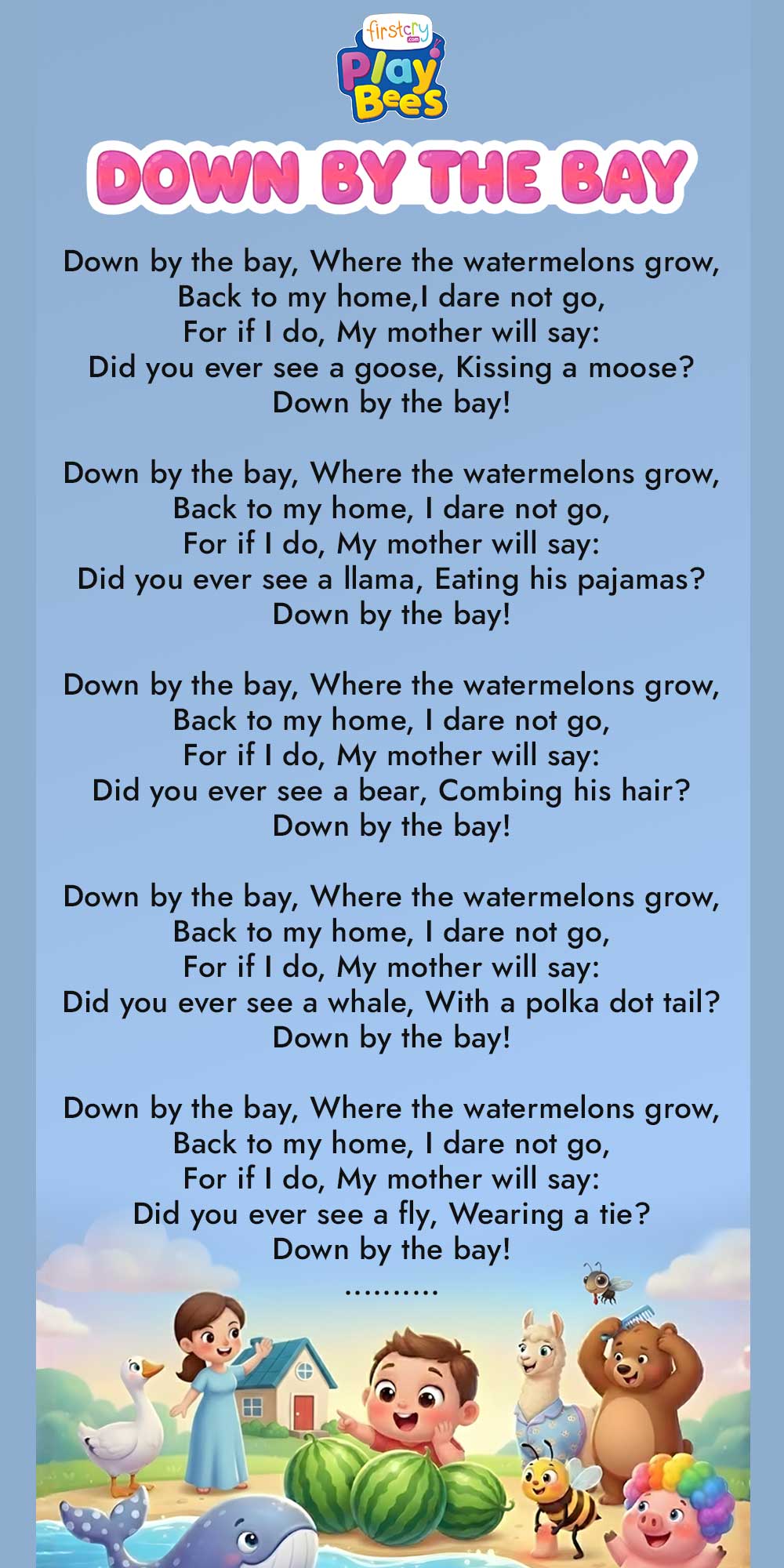 Down by the Bay Song Lyrics
