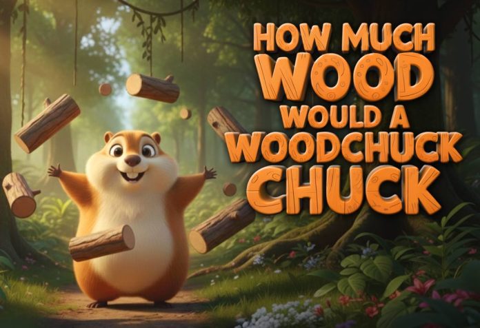 How Much Wood Would a Woodchuck Chuck Nursery Rhyme With Lyrics