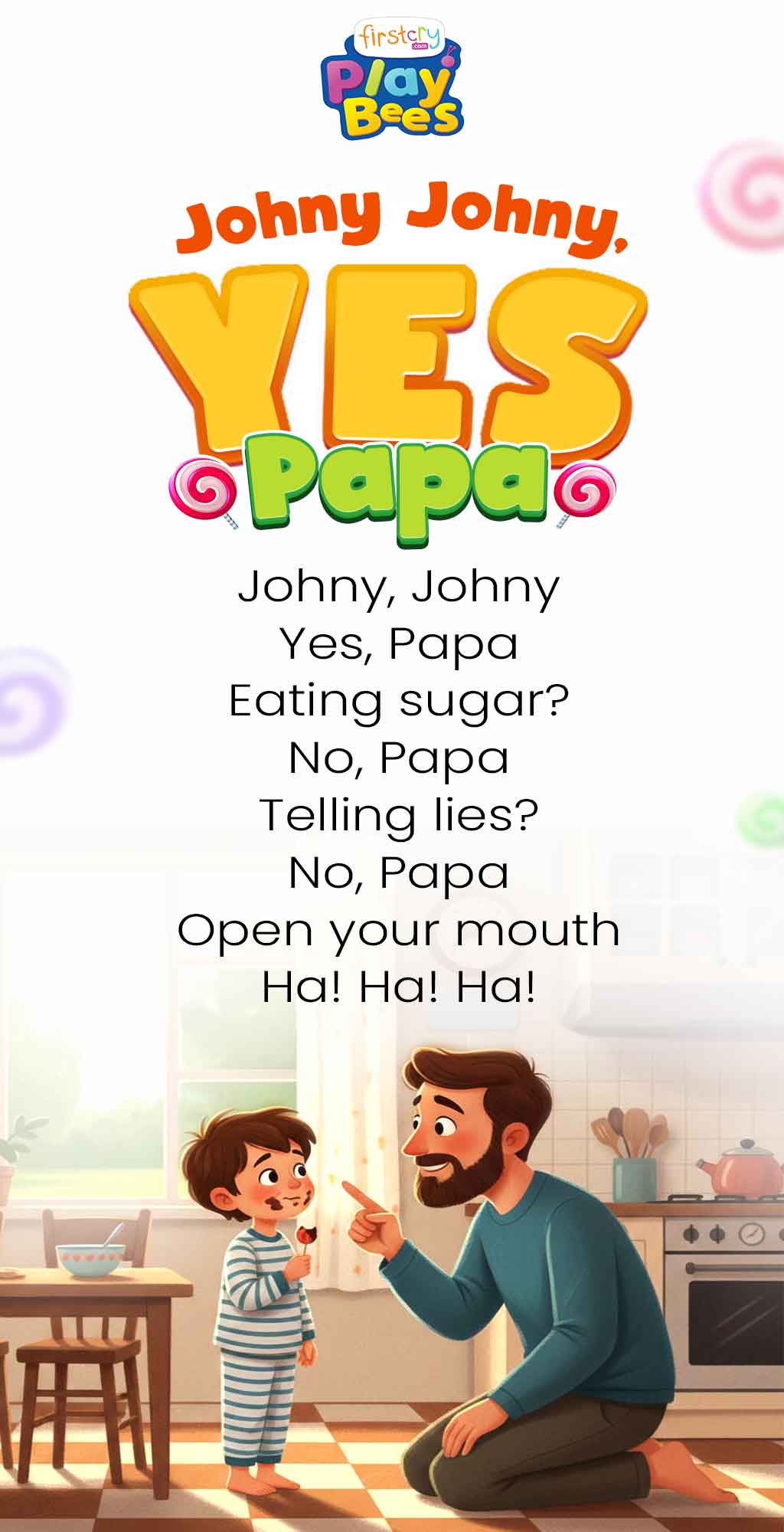 Johny Johny, Yes Papa Song Lyrics