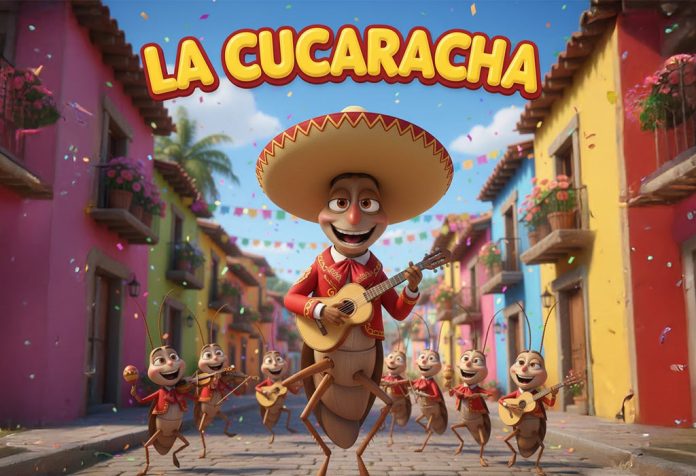 La Cucaracha Nursery Rhyme With Lyrics