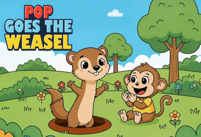 Pop Goes the Weasel Nursery Rhyme With Lyrics