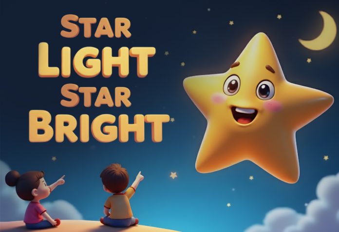 Star Light, Star Bright Lyrics Nursery Rhymes For Kids