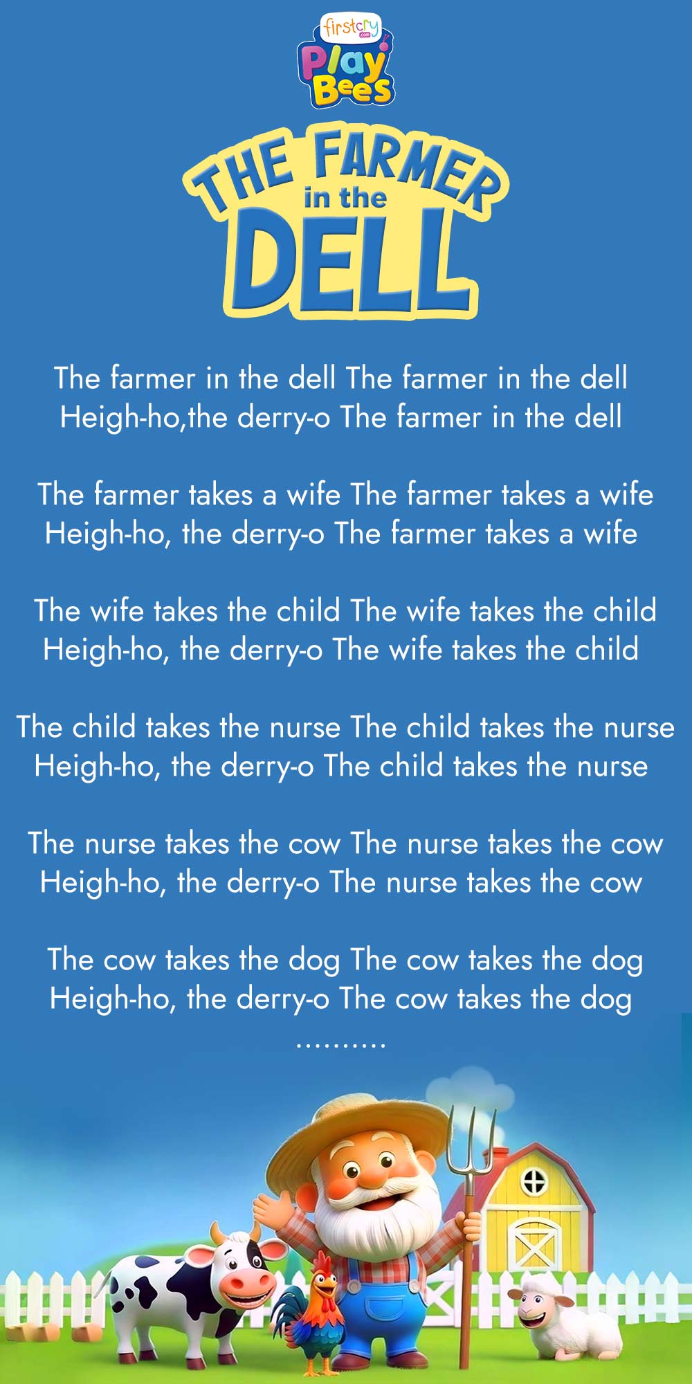 The Farmer in the Dell Song Lyrics