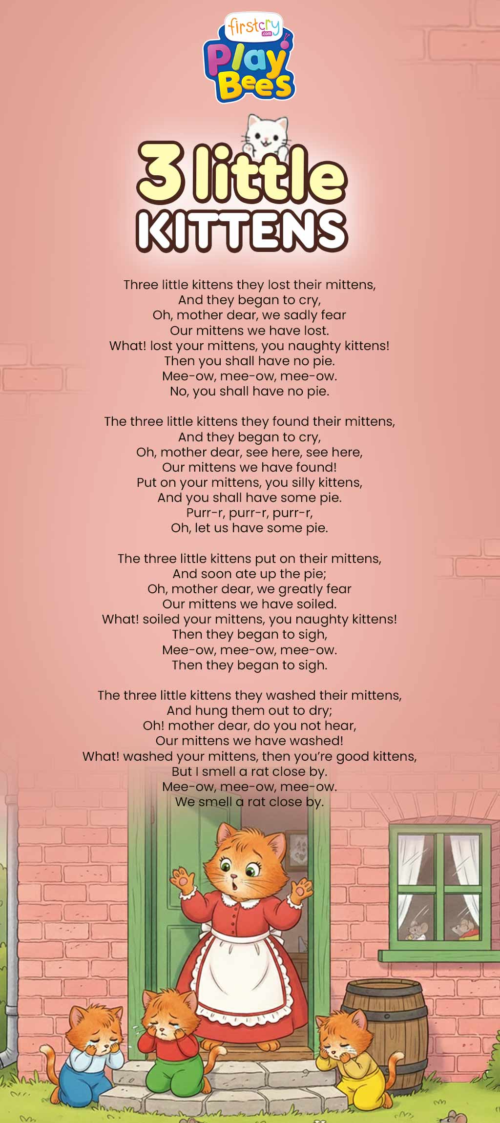 Three Little Kittens Song Lyrics