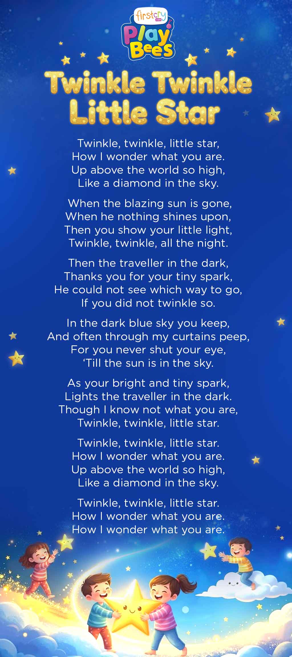 Twinkle-Twinkle Little Star Song Lyrics