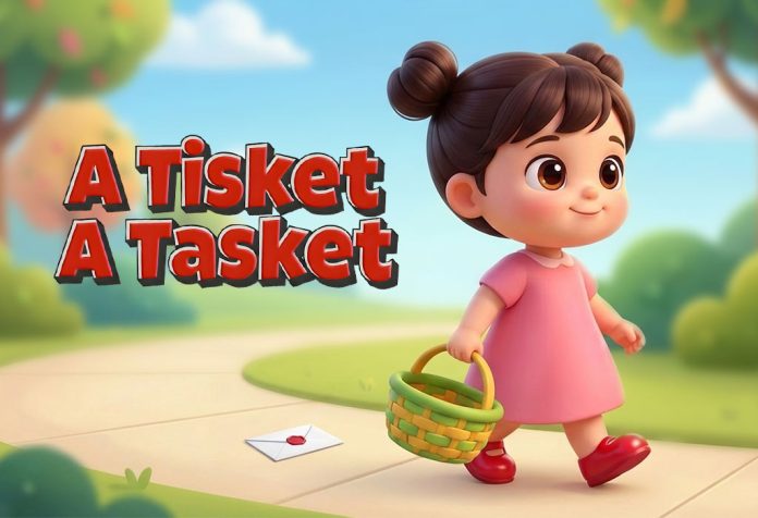 A Tisket A Tasket Nursery Rhyme With Lyrics