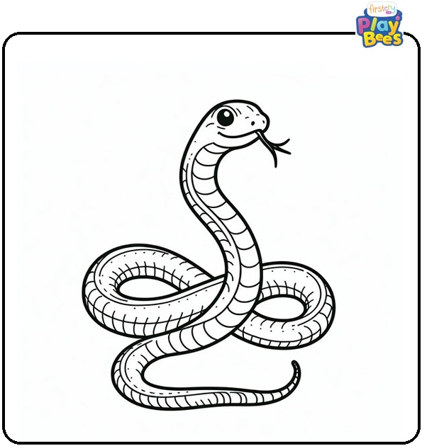 American Copperhead Snake Coloring Page