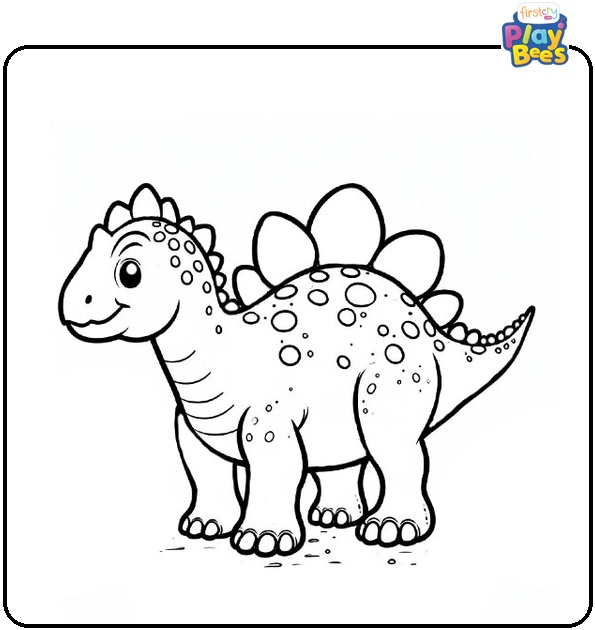 Ankylosaurus Dinosaur Coloring Page