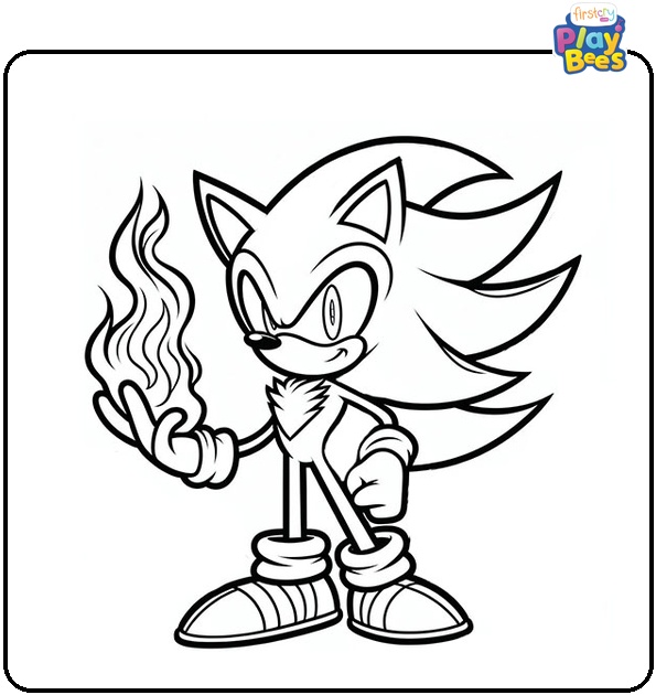 Blaze the Cat Coloring Page Blaze the Cat Coloring Page