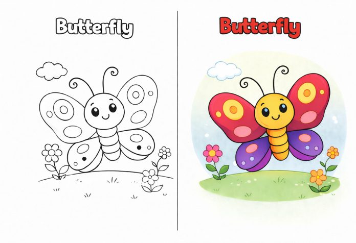 Butterfly Coloring Pages – Free Printable Sheets & Pictures