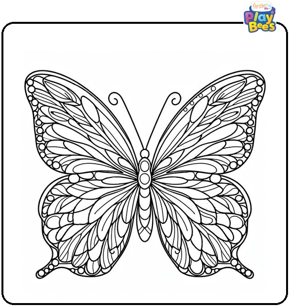 Butterfly Wings Coloring Page