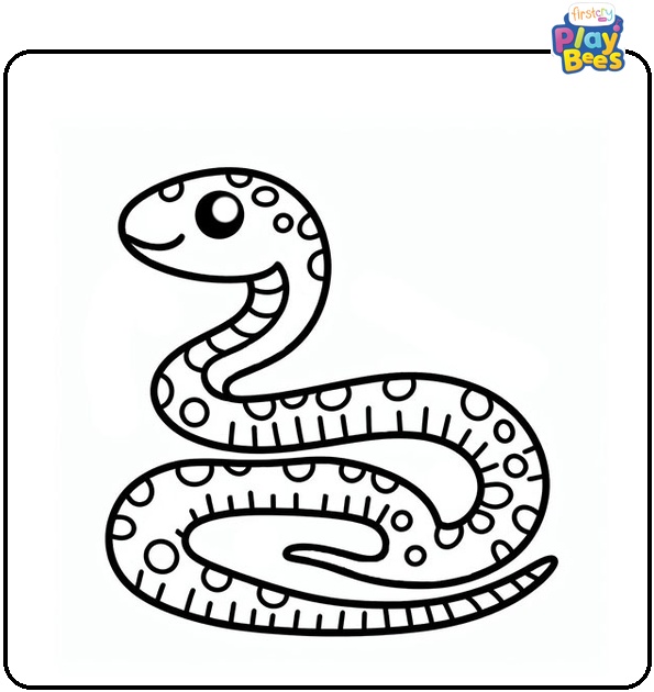 Coral Snake Coloring Page