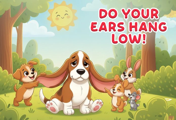 Do Your Ears Hang Low Nursery Rhyme With Lyrics