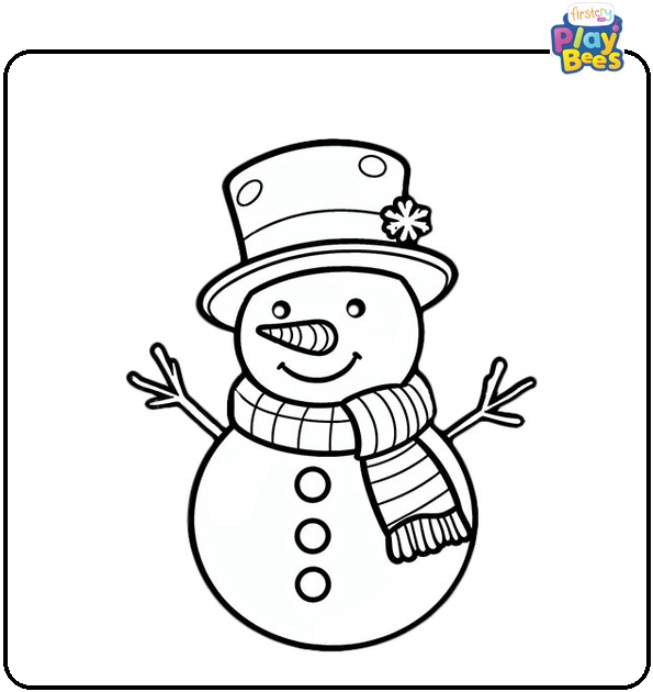 Frosty the Snowman Coloring Page Frosty the Snowman Coloring Page