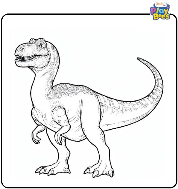 Giganotosaurus Dinosaur Coloring Page
