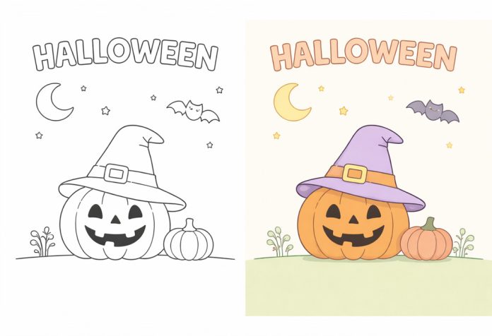 Halloween Coloring Pages - Free Printables for Kids