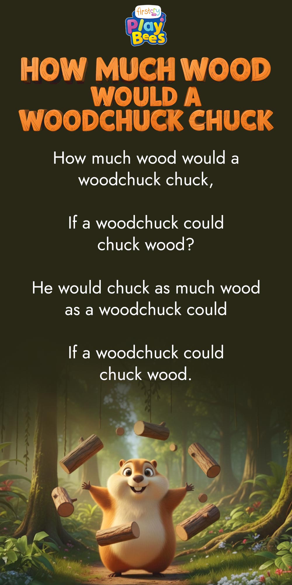 How Much Wood Would a Woodchuck Chuck Song Lyrics