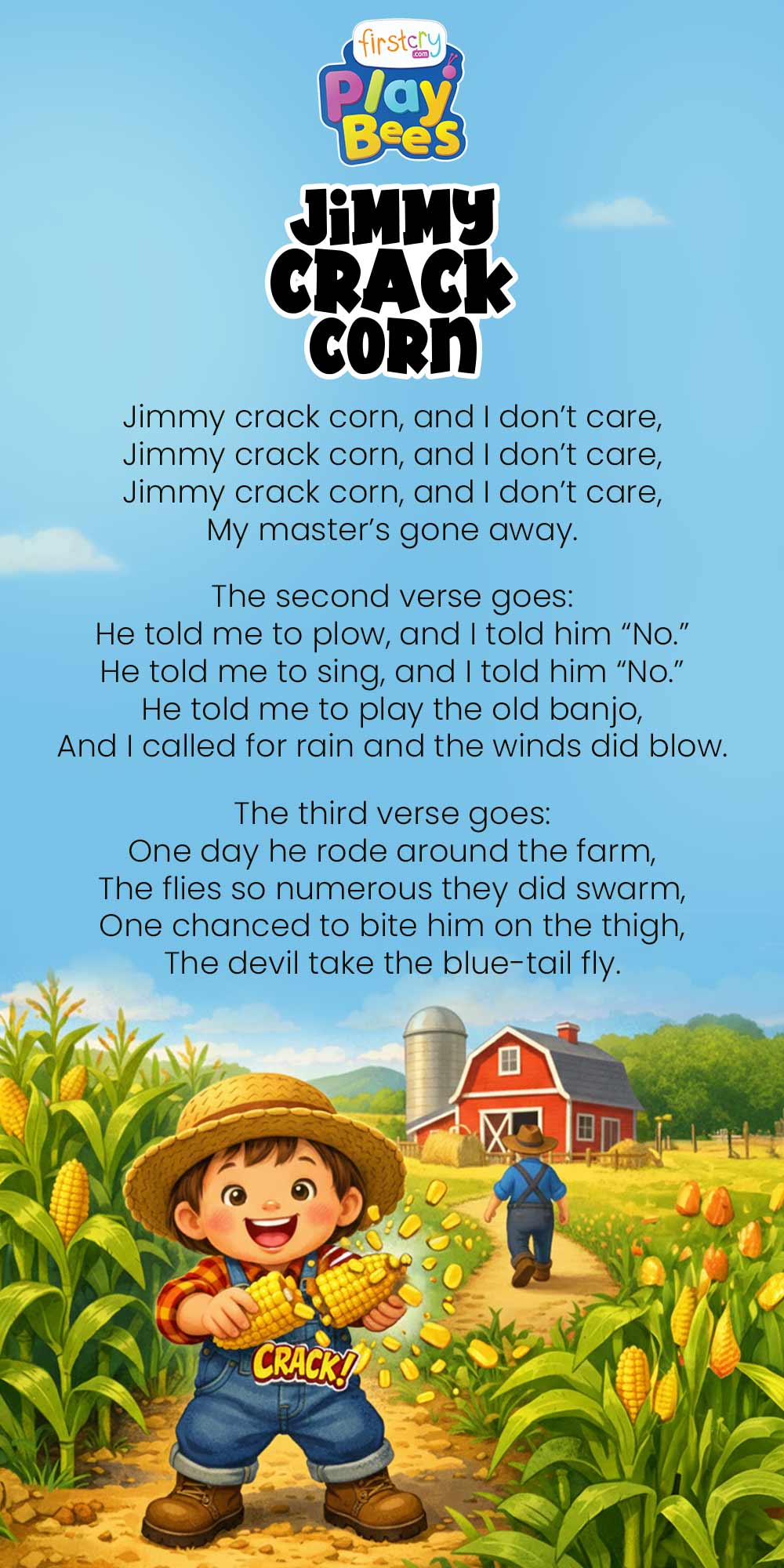 Jimmy Crack Corn Lyrics - Nursery Rhyme & Song