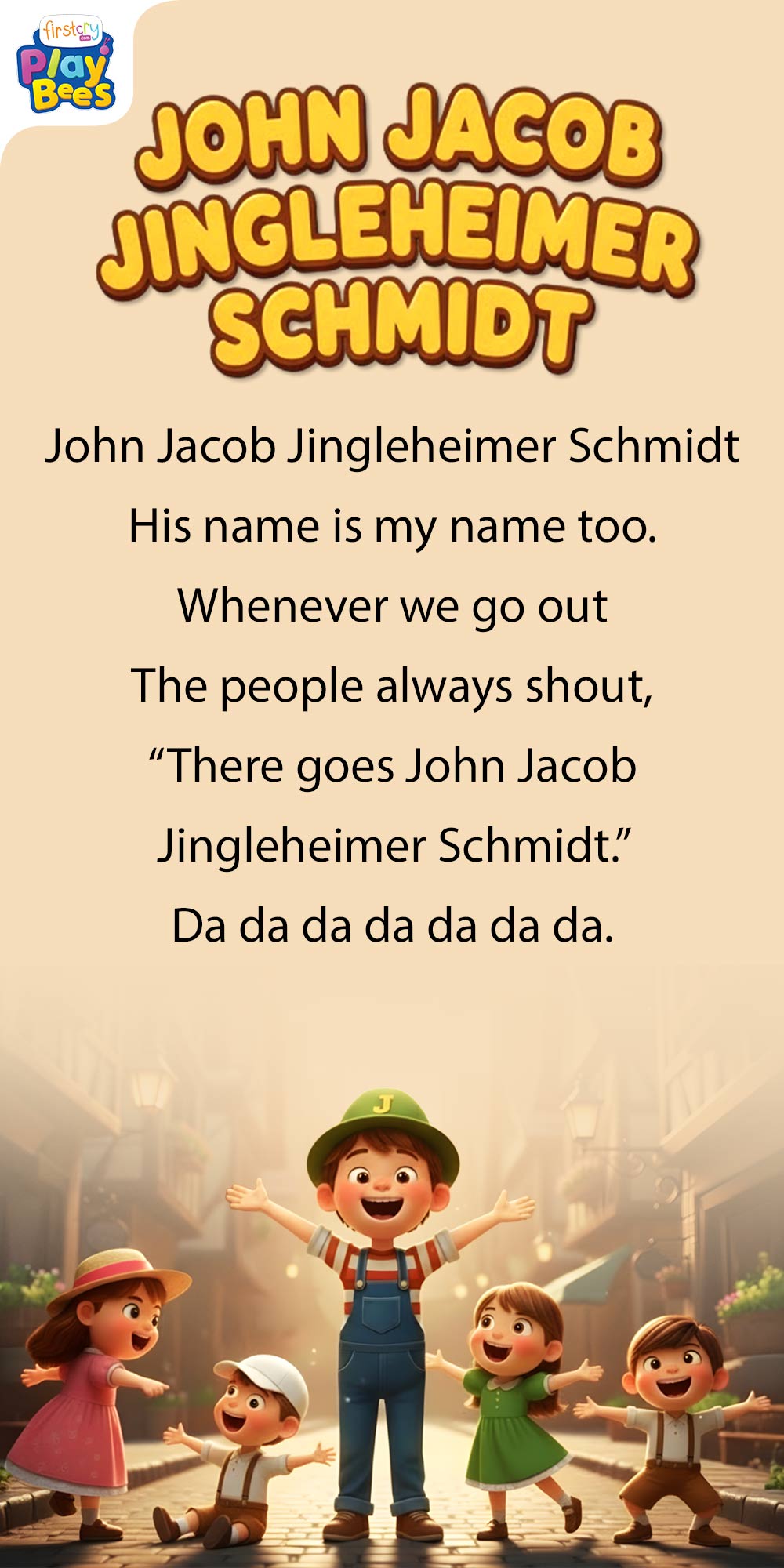 John Jacob Jingleheimer Schmidt Song Lyrics