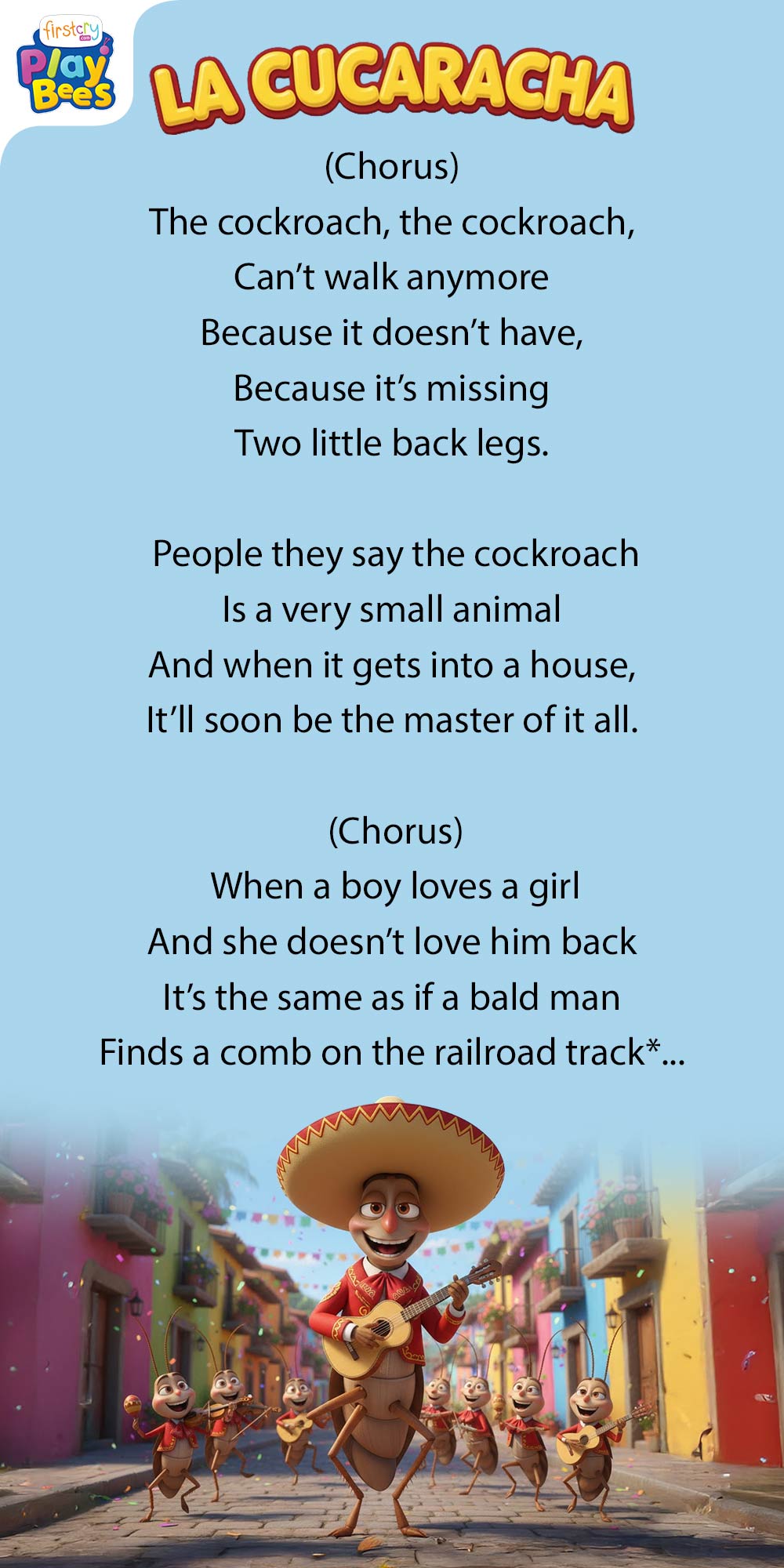 La Cucaracha Song Lyrics