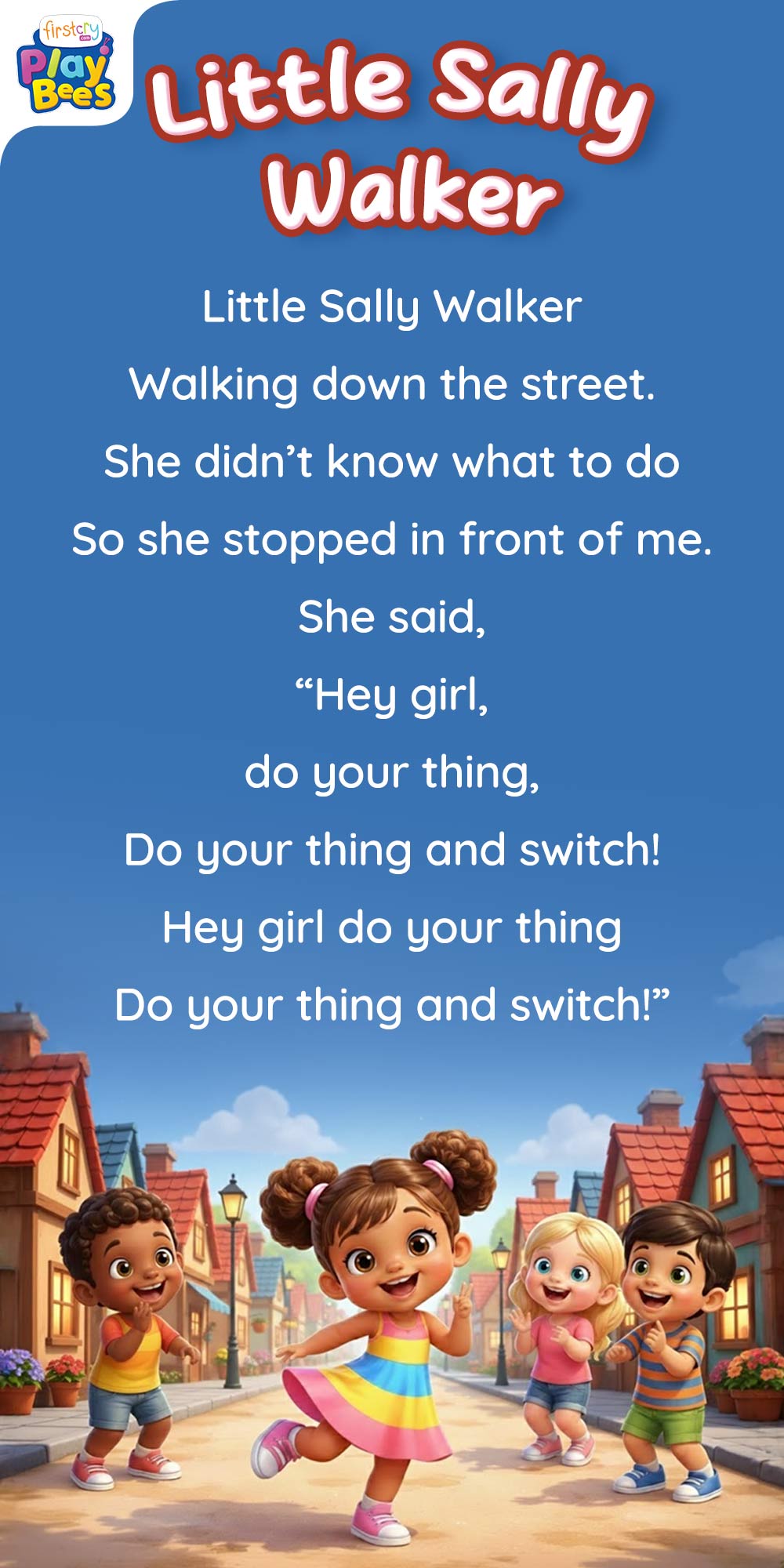 Little Sally Walker Song Lyrics