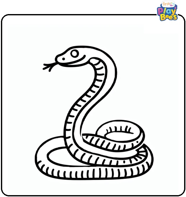 Mamba Snake Coloring Page