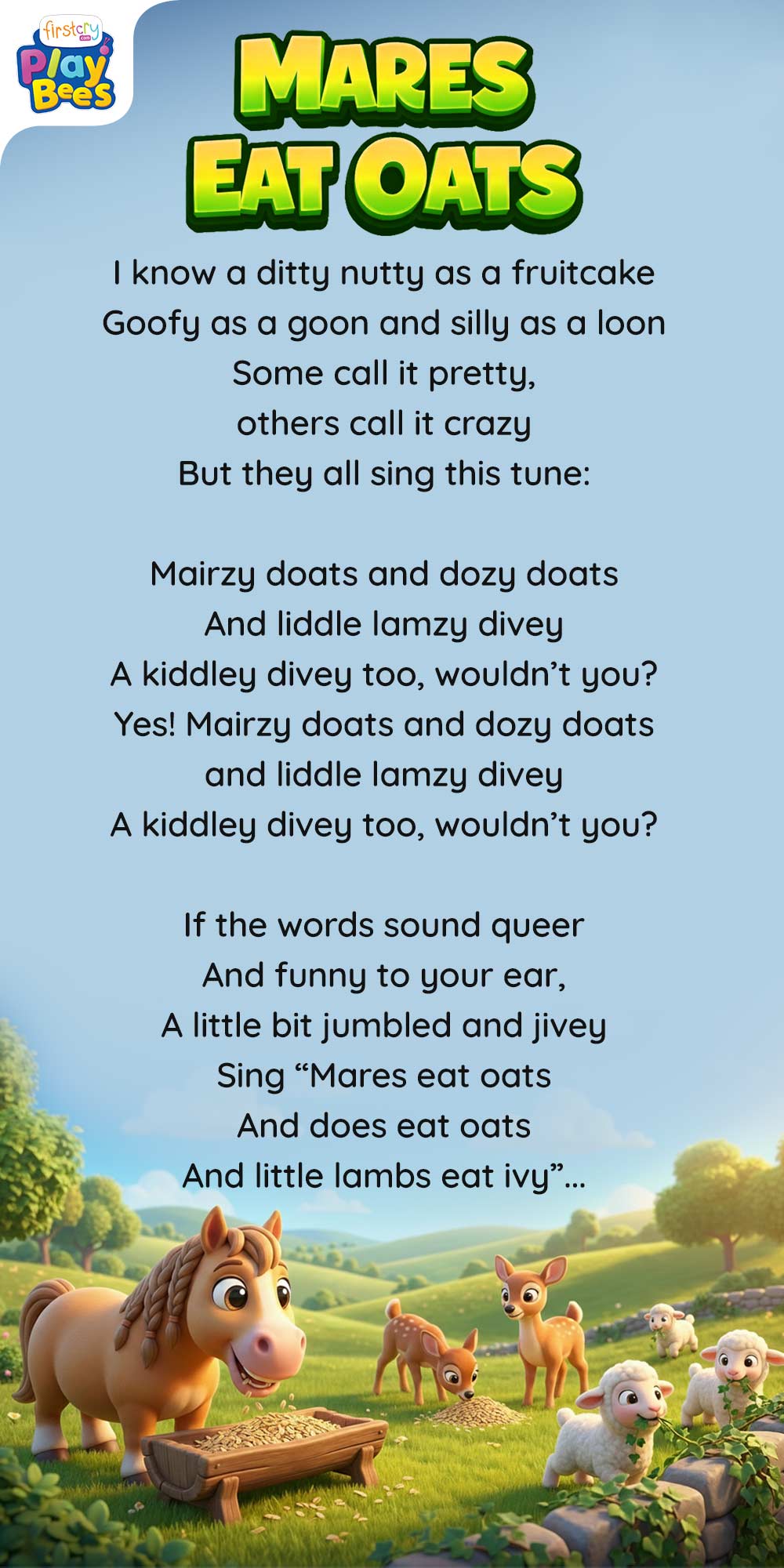 Mares Eat Oats Song Lyrics