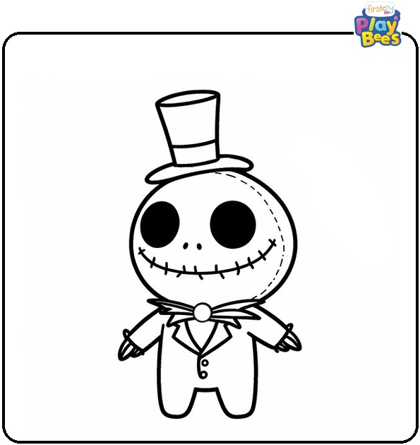 Mayor Plush Nightmare Before Christmas Coloring Page Mayor Plush Nightmare Before Christmas Coloring Page