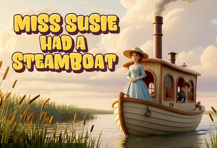 Miss Susie Had a Steamboat Nursery Rhyme With Lyrics