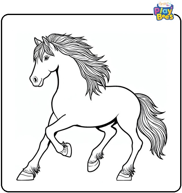 Mustang Horse Coloring Page Mustang Horse Coloring Page
