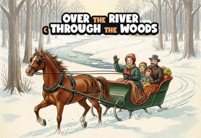 Over the River and Through the Woods Nursery Rhyme With Lyrics