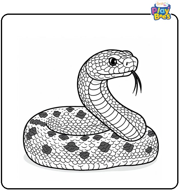 Rattlesnake Coloring Page