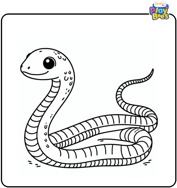 Sea Snake Coloring Page