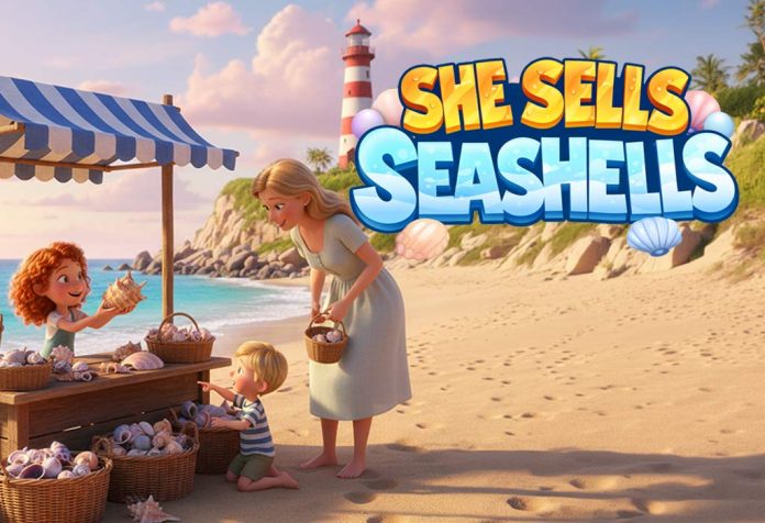 She Sells Seashells Nursery Rhyme With Lyrics
