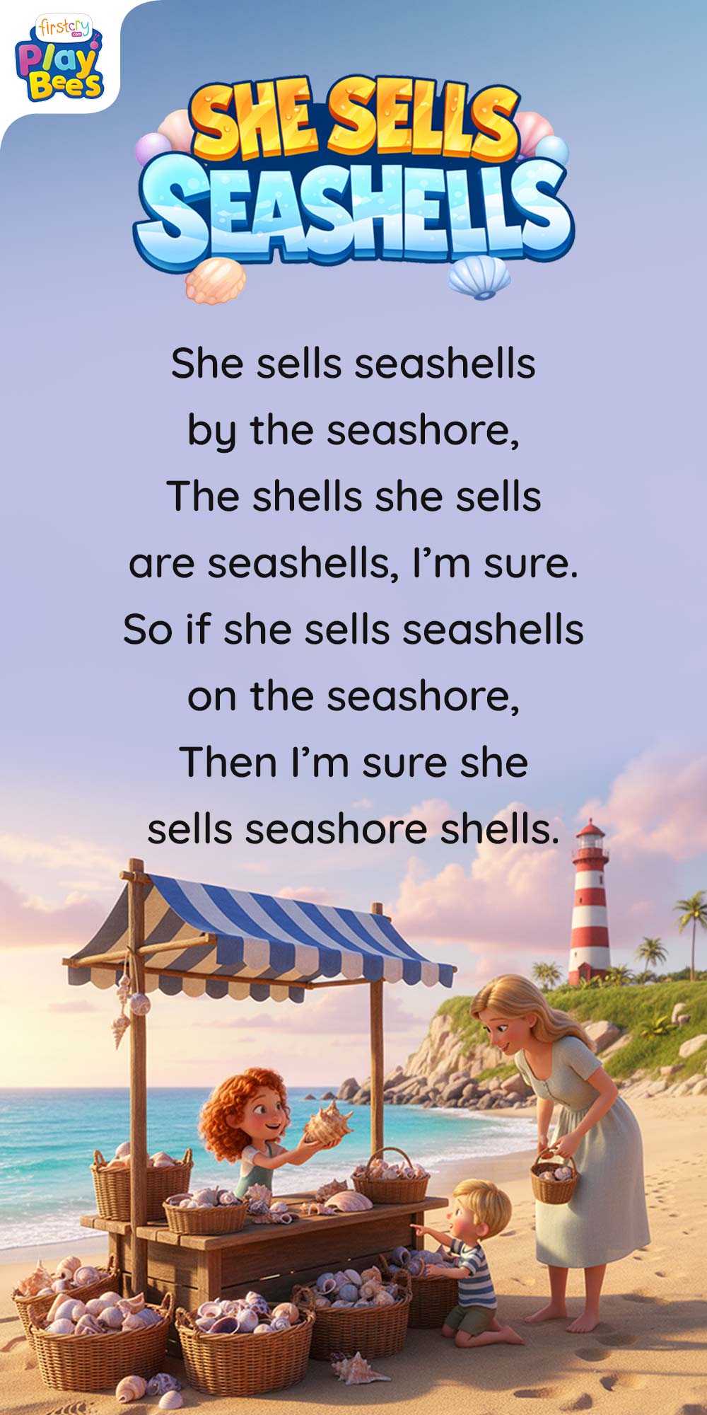 She Sells Seashells Song Lyrics