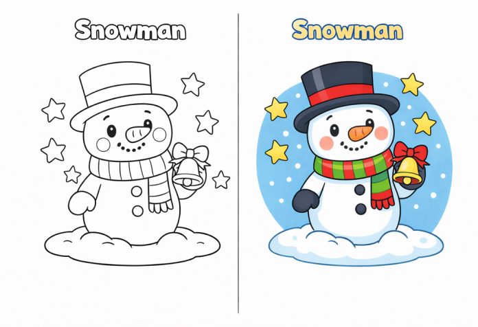 Snowman Coloring Pages – Free Printable Sheets