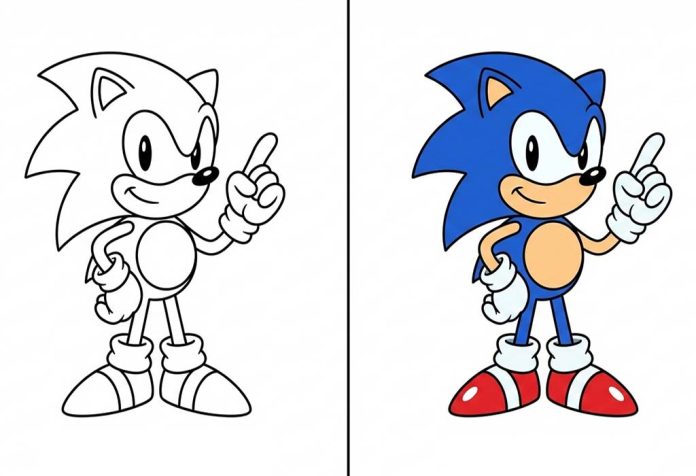 Sonic the Hedgehog Coloring Pages - Free Printable Sheets for Kids