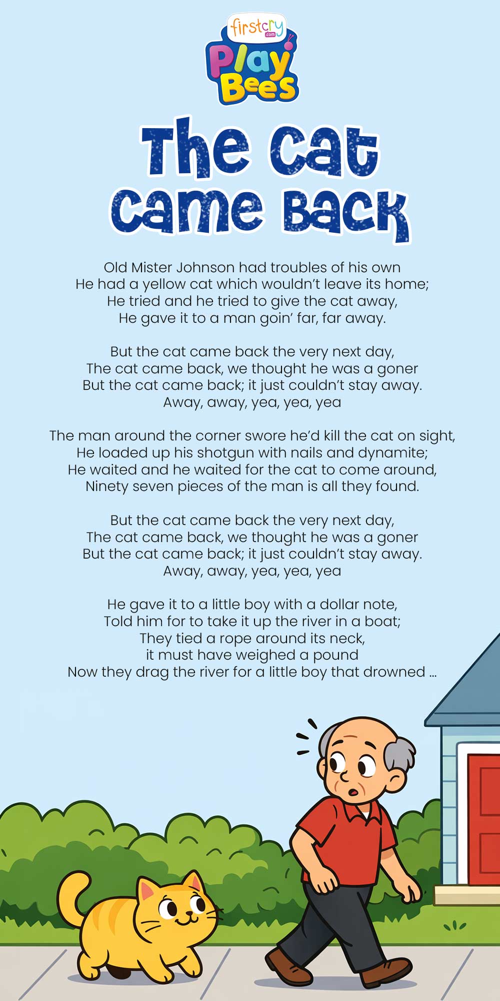 The Cat Came Back Song Lyrics