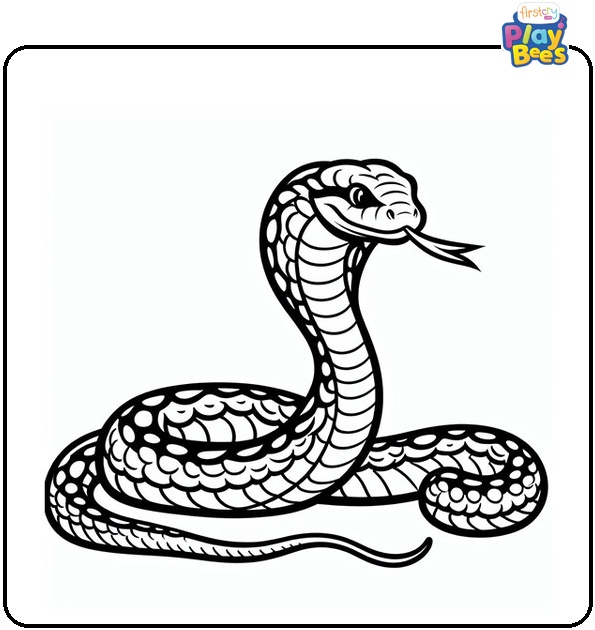 Viper Snake Coloring Page