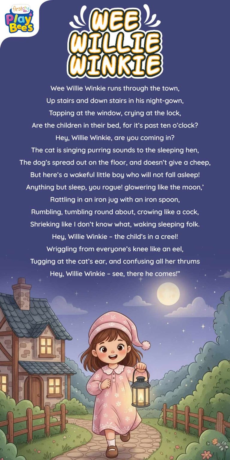 Wee Willie Winkie Lyrics - Nursery Rhyme &amp; Song