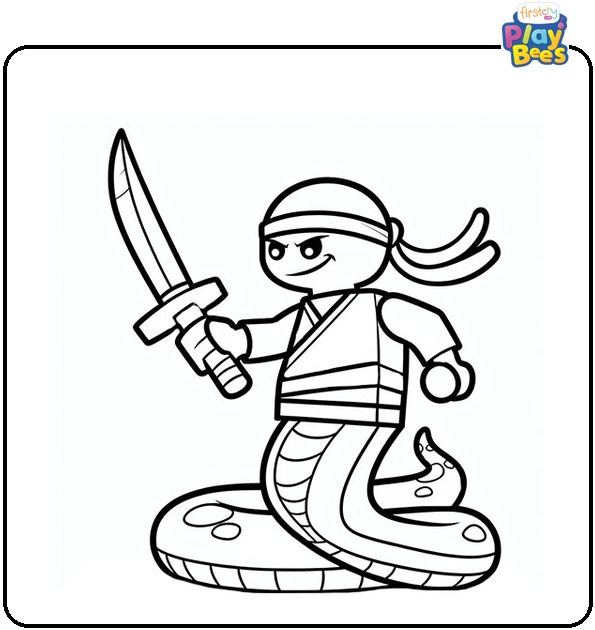 Ninjago Acidicus Coloring Page