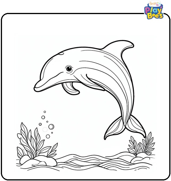 Amazon River Dolphin Coloring Page