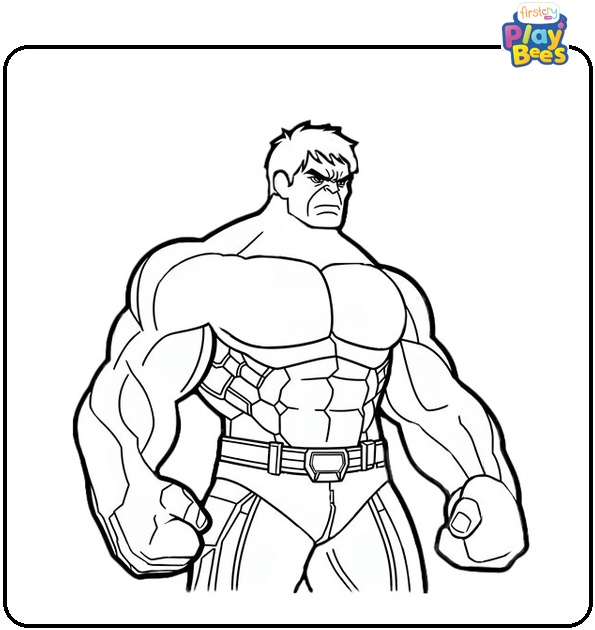 Avengers Hulk Coloring Page Avengers Hulk Coloring Page