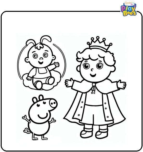 Baby Alexander Peppa Pig Coloring Page Baby Alexander Peppa Pig Coloring Page