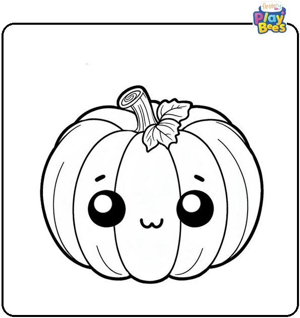 Baby Pumpkin Coloring Page