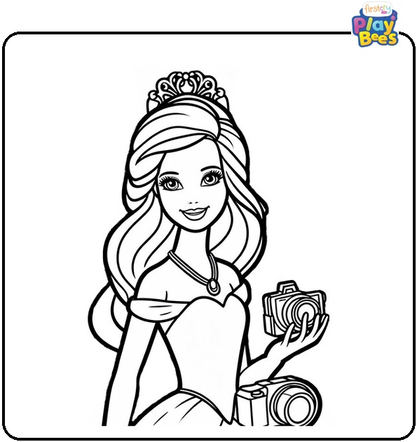 Barbie Movie Coloring Page