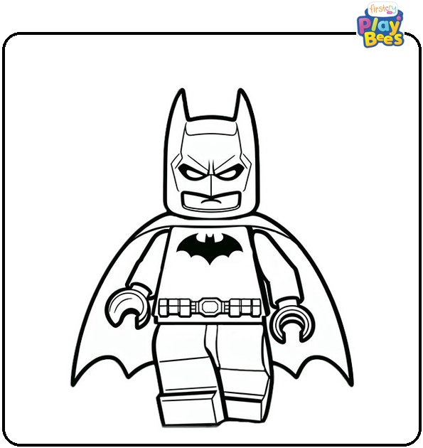 Batman Lego Coloring Page Batman Lego Coloring Page